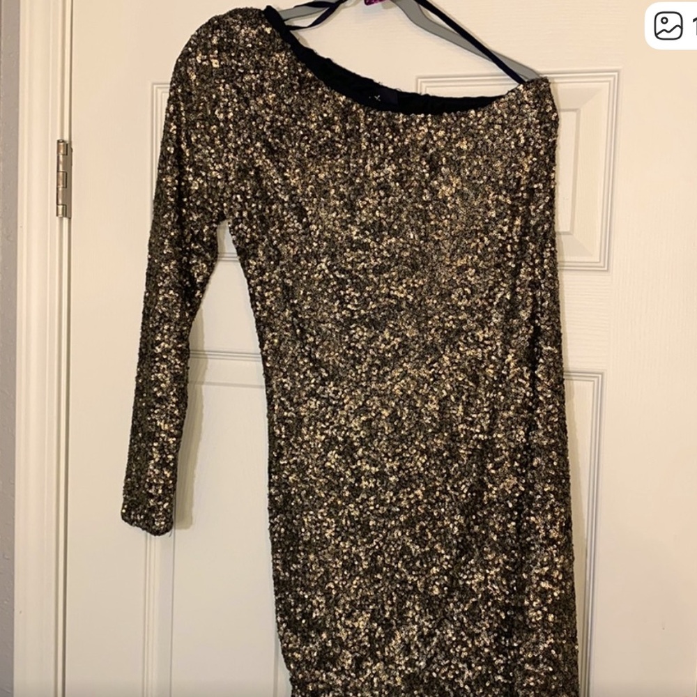 EUC AX PARIS Sequence ONE shoulder dress